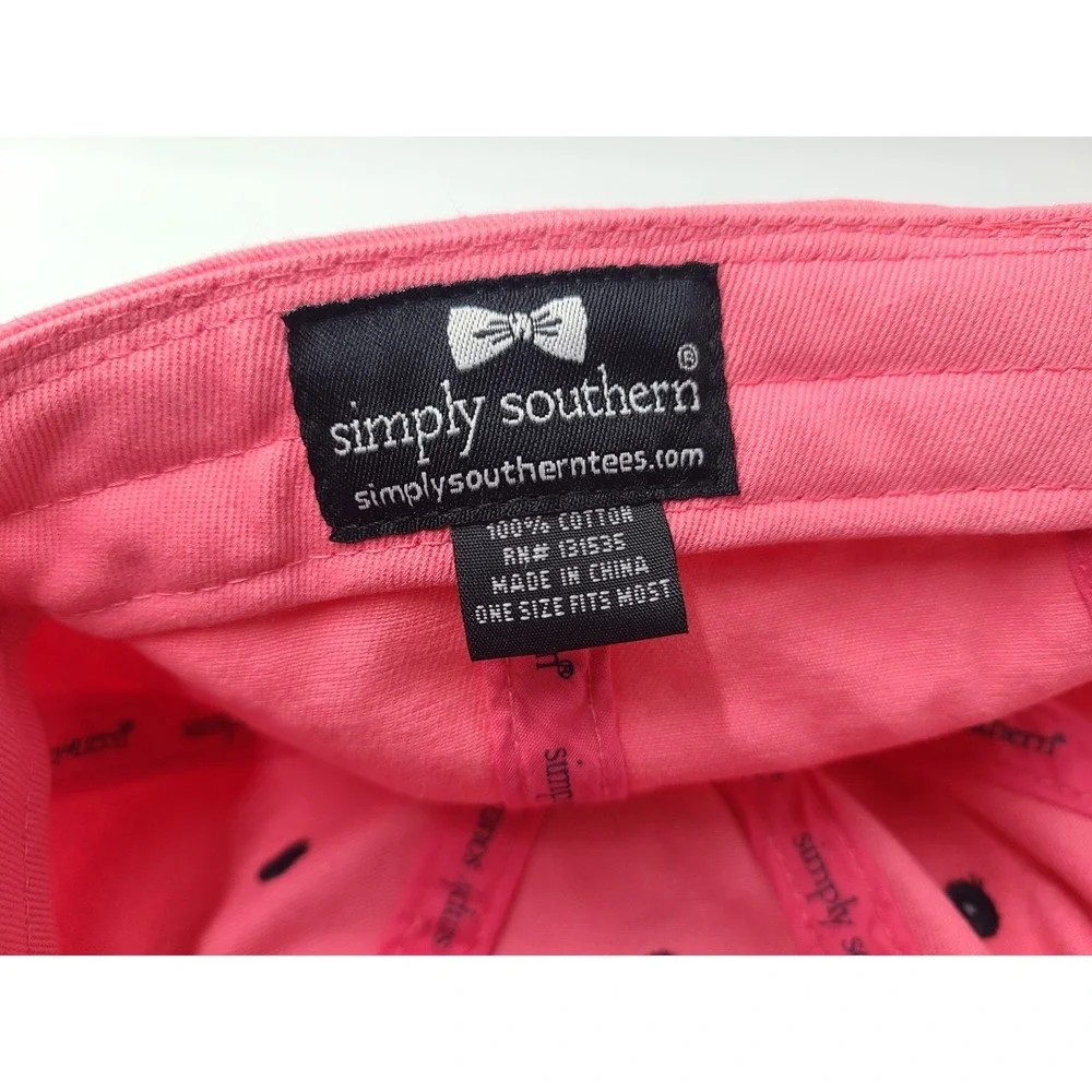 Women Simply Southern Strapback Adjustable‎ Hat Cap Cotton Casual Outdoors Pink